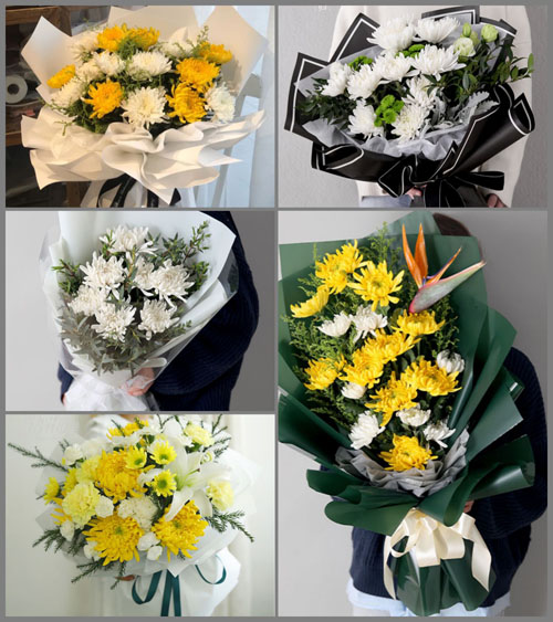 广东广州市花都区新雅街道邝家庄村白事花束代送